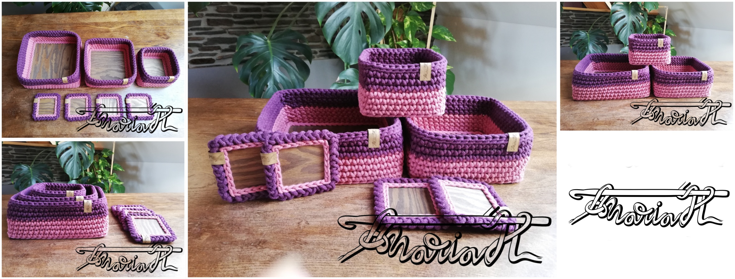 Set fialová
